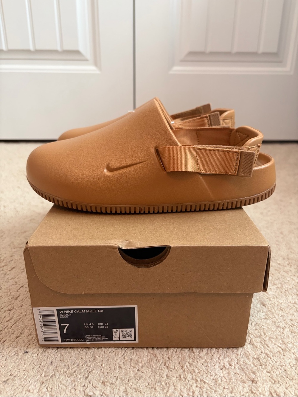 Nike Women's Mules in Tan